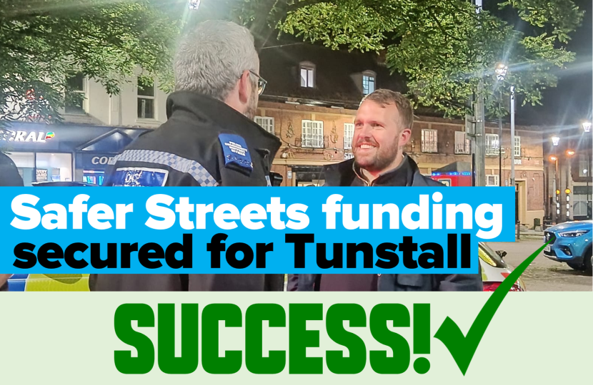 Safer Streets for Tunstall