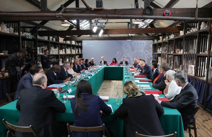 UK Cabinet at Middleport Pottery