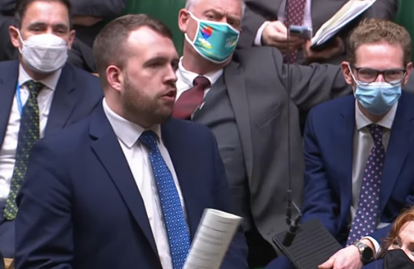 Jonathan Gullis at PMQs 12 Jan 2022