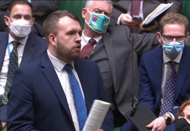 Jonathan Gullis at PMQs 12 Jan 2022