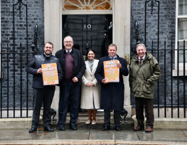 Jonathan outside Number 10