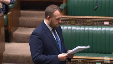 Jonathan speaking in House of Commons